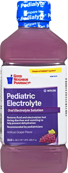 Good Neighbor Pharmacy Grape Pediatric Electrolyte Liquid 6x33.8oz