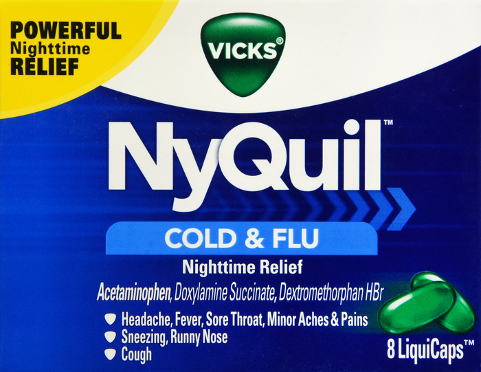 NYQUIL COLD & FLU LCP 8CT