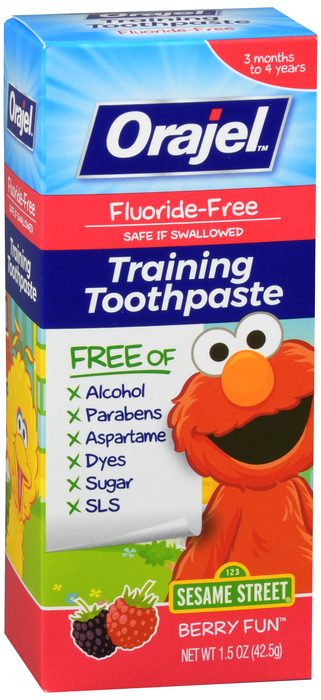 ORAJEL TODDLER TRAINING PASTE FRUT 1.5OZ