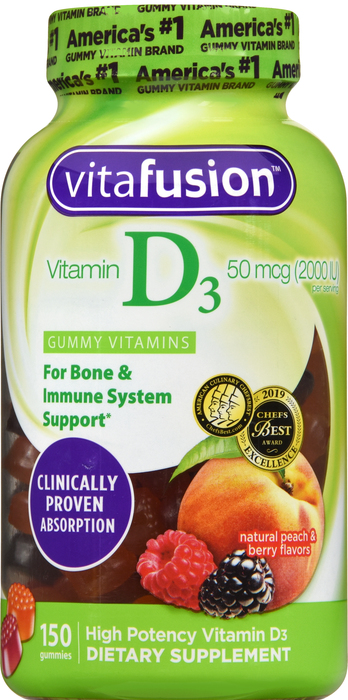 Vitafusion Vitamin D3 Gummy Vitamins 150ct