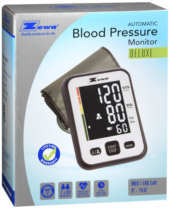 Zewa Automatic Blood Pressure Monitor Digital Deluxe