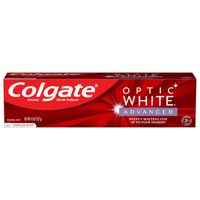 Colgate Optic White Advanced Teeth Whitening Toothpaste 4.5oz