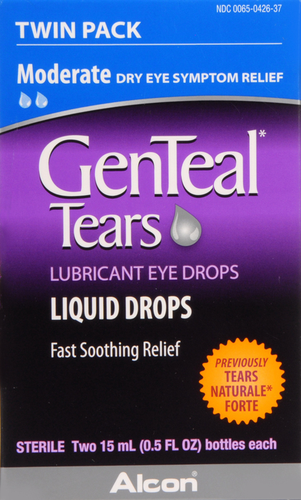 GENTEAL TEARS MODERATE TWIN PACK 2X15ML