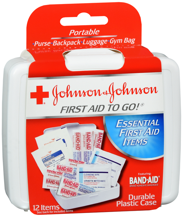 JJ FIRST AID KIT TO GO MINI 12PC