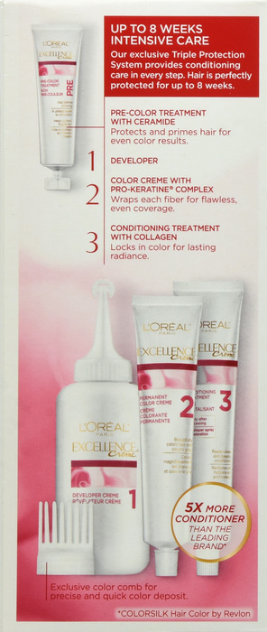 L'Oreal Paris Excellence Creme Light Brown Permanent Hair Color 1ct