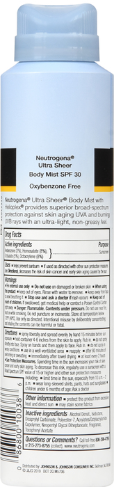 Neutrogena Ultra Sheer Lightweight SPF 30 Sunscreen Spray 5oz