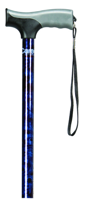 Cane Derby Soft Grip Blue