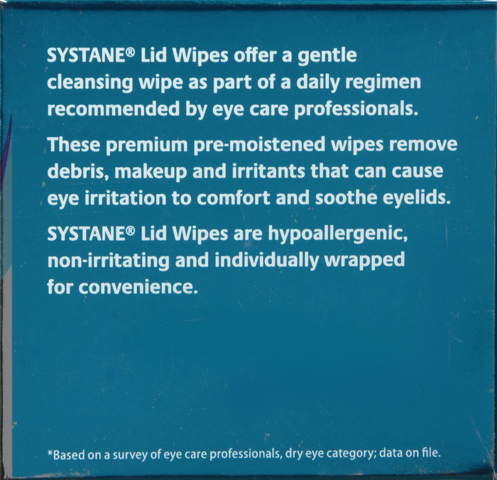 SYSTANE LID WIPES 30CT