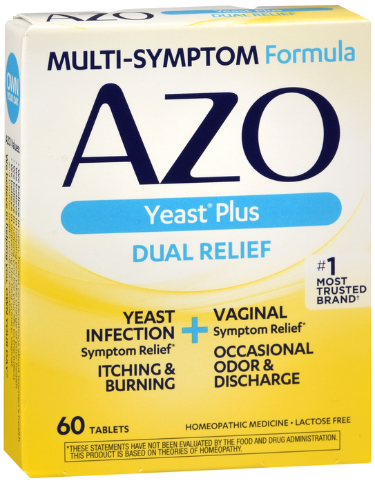 AZO Yeast Infection Symptom Treatment Tablets 60ct