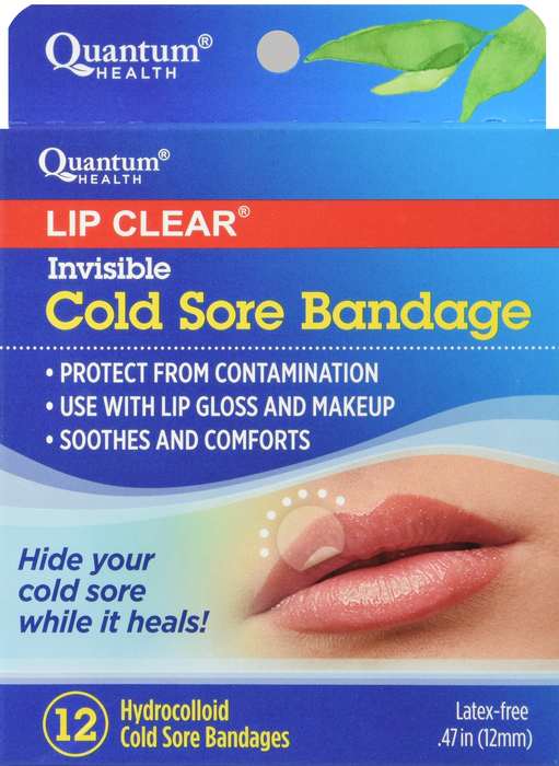 Lip Clear Invisible Cold Sore Bandage 12ct