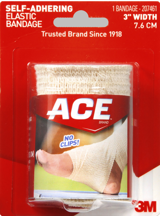 ACE Self-Adhering Elastic Bandage 3 Inch 1ct