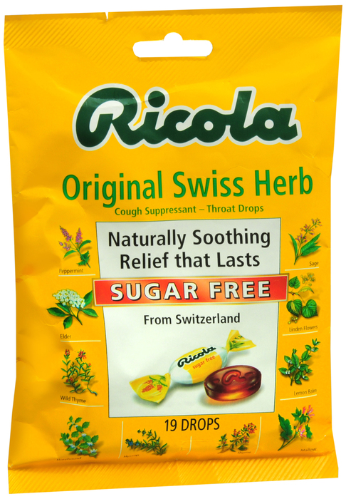 Ricola Mountain Herb Sugar-Free Lozenges 19ct