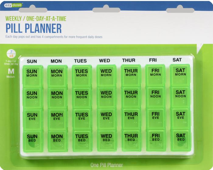 PILL PLANNER 1 DY AT A TIME