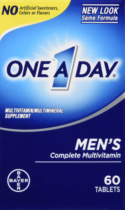 ONE-A-DAY MEN TABLET 60CT