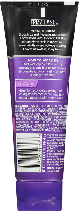 John Frieda Frizz-Ease Secret Weapon Touch-Up Creme 4oz