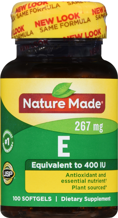 Nature Made VIT E 400IU D-ALPHA SGC 100ct