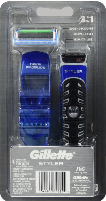 Gill Styler3 3-In-1 Razor