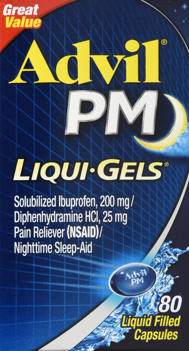 ADVIL PM LIQUIGEL 80CT