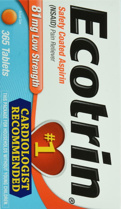 ECOTRIN 81MG TABLET 365CT