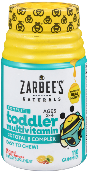 Zarbee's Naturals Complete Toddler Multivitamin Gummies 110ct