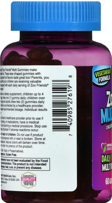 21st Century Zoo Friends Multivitamin Gummies 60ct