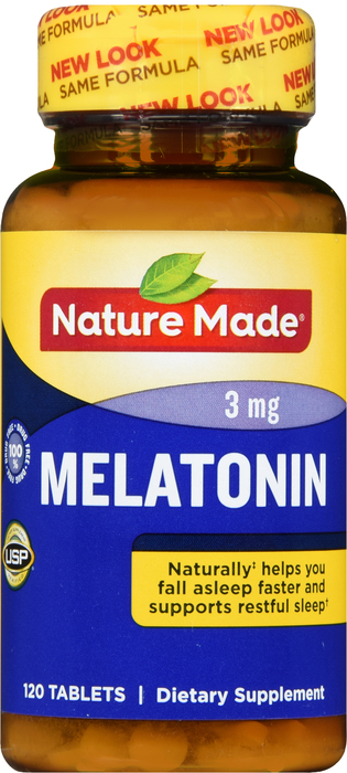 Nature Made MELATONIN 3MG TABLET 120ct