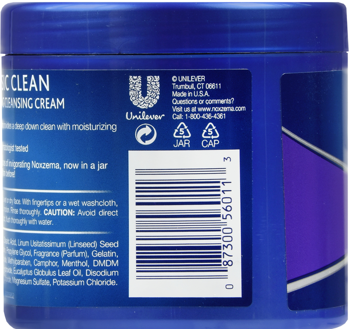 NOXZEMA DEEP CLEAN MOIST CREAM 12OZ