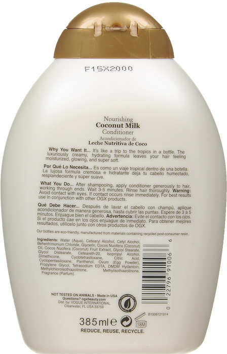 OGX Nourish + Coconut Milk Conditioner 13oz