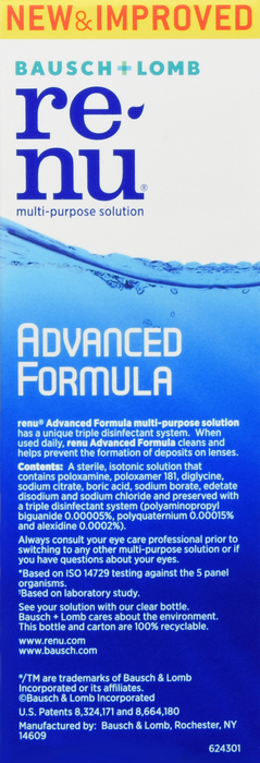 Renu Advanced Formula Multi-Purpose Solution 4oz