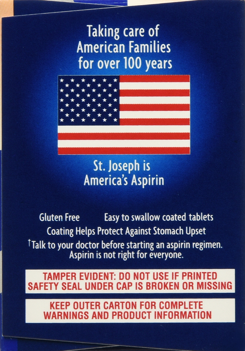 St. Joseph Aspirin 81mg Pain Reliever Enteric Coated Tablets 120ct