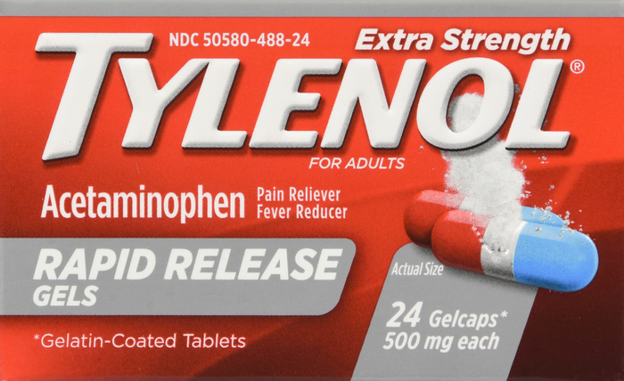 Tylenol Extra Strength Rapid Release 500mg Capsules 24ct