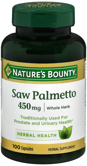 SAW PALMETTO 450MG CAP 100CT NAT BOUNTY