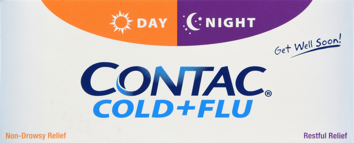 CONTAC COLD FLU DAY/NITE CAPLET 28CT