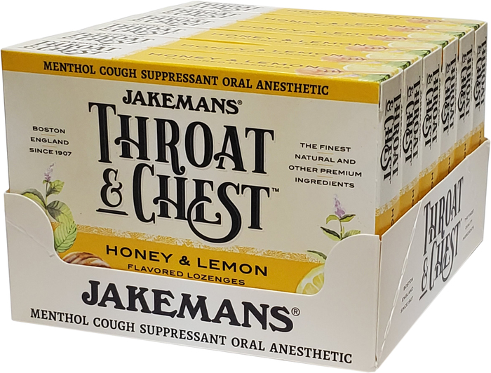 JAKEMANS THROAT & CHEST HNY&LMN LOZ 6X24