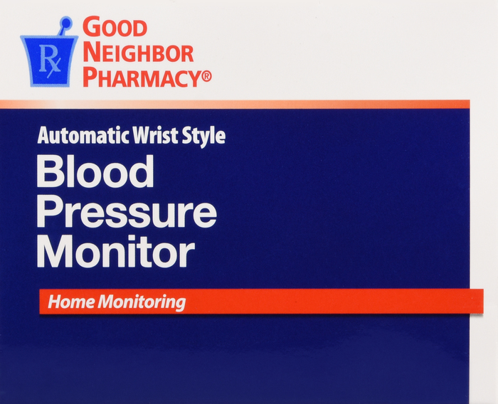 Good Neighbor Pharmacy Automatic Wrist Style Blood Pressure Monitor 1ct