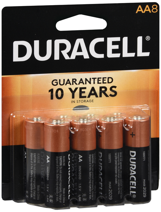 DURACELL COPPERTOP AA 8 CT