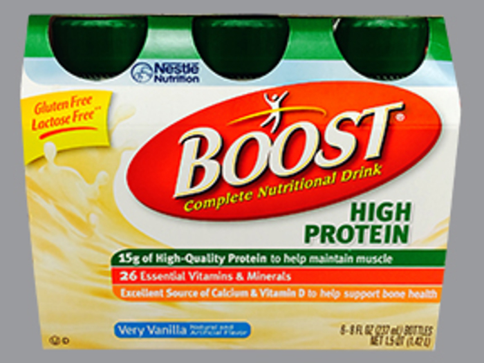 Boost High Protein 8oz Very Vanilla 4x6ct