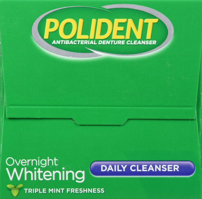 POLIDENT OVERNIGHT TABLET MINT 120CT