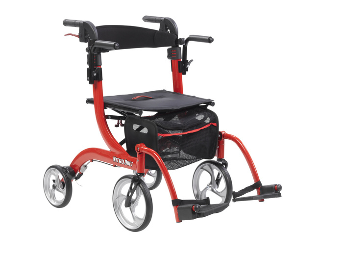 NITRO DUET ROLLATOR & TRANSPORT CHAIR DS