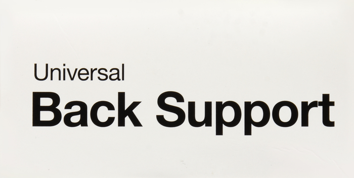 Good Neighbor Pharmacy Universal Back Support Black 1ct