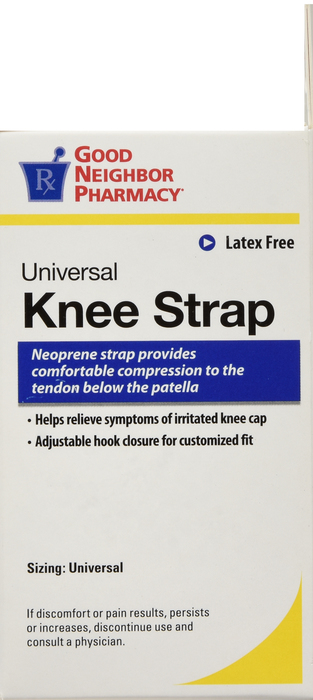 Good Neighbor Pharmacy Universal Knee Strap Black 1ct