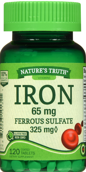 Nature's Truth Iron Ferritin Sulfate 65mg Tablets 120ct