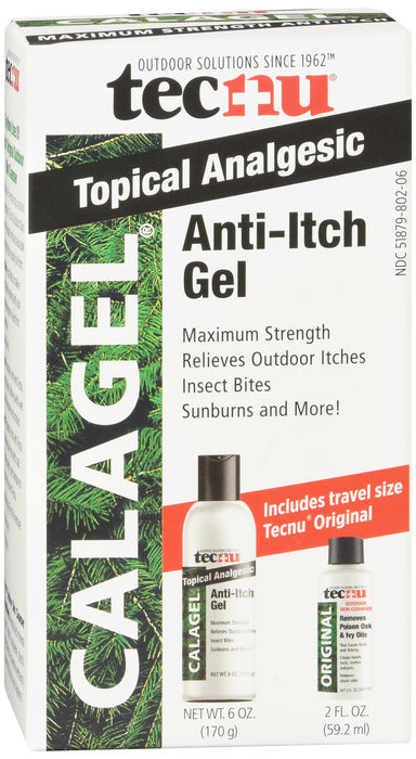 CALAGEL ANTI ITCH GEL 6OZ W/FREE TECNU