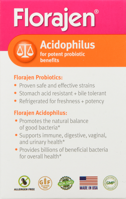 Florajen Acidophilus Capsules 30ct