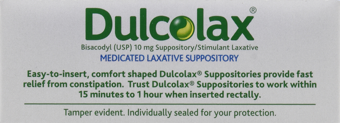 DULCOLAX 10MG SUPPOSITORY 16CT