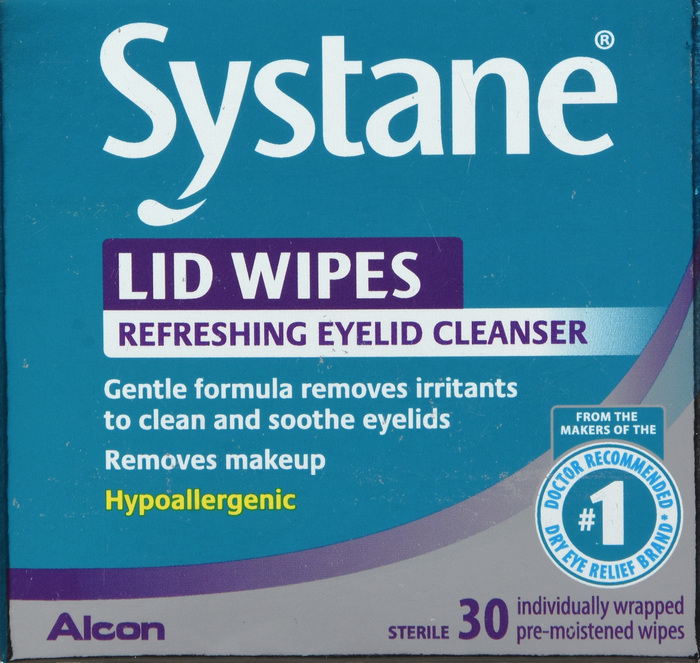 SYSTANE LID WIPES 30CT