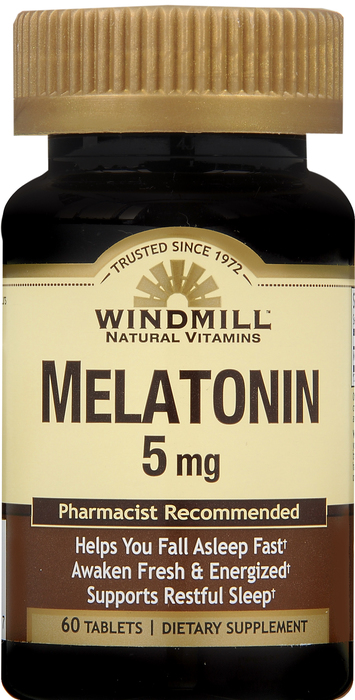 Windmill Melatonin 5mg Tablets 60ct