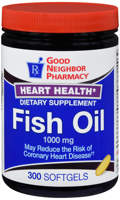 Good Neighbor Pharmacy Fish Oil 1000mg Softgels 300ct