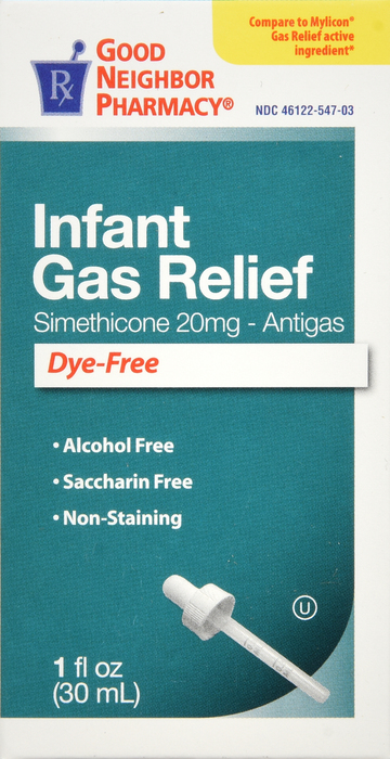 Good Neighbor Pharmacy Infant Gas Relief Dye-Free, 20mg Drops 1oz