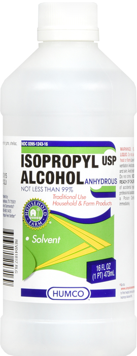 ALCOHOL ISOPROPYL 99% USP 24X16OZ HUMCO